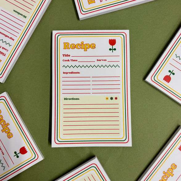 70s Recipe Notepad