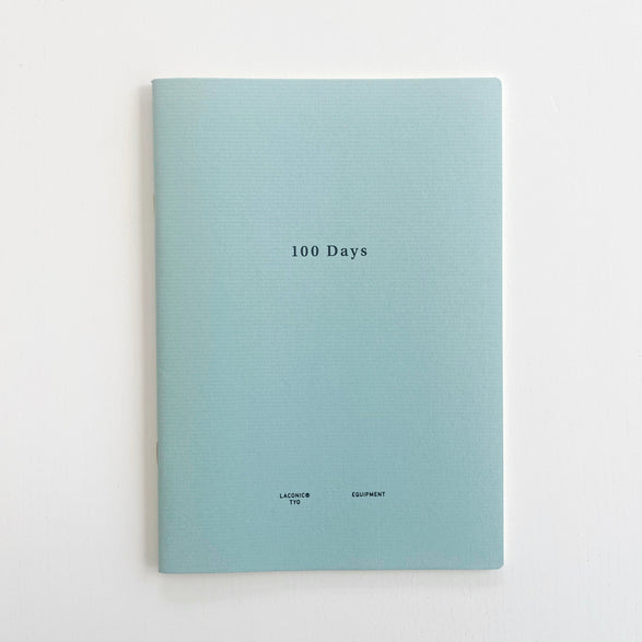 Undated Laconic Style Planner: 100 Days