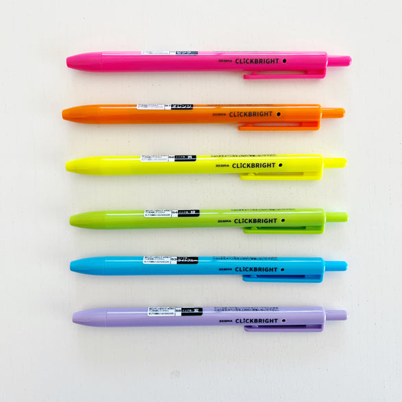 Clickbright Pen - 6 color options