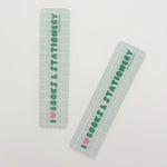 I Heart Books + Stationery Bookmark