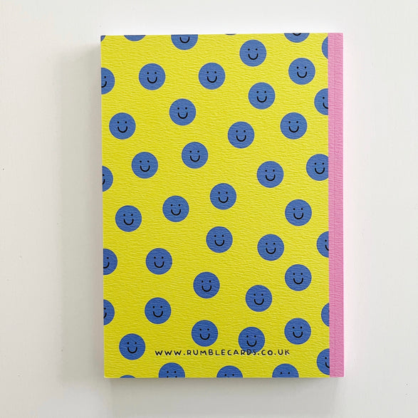 Blank Notebook: Smiley Face Pattern