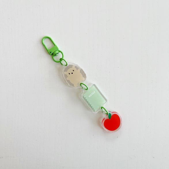 Bag Charm Keychain: Hedgehog