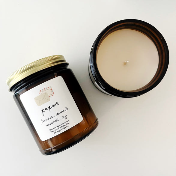 The Paper + Craft Pantry Candles - 2 size + 4 scent options