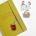 Camel Brown Travel Journal Bag + Journal Charm