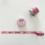Pink Stationery Pals Washi Tape - 15mm