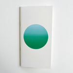 Blank Slim Notebook - Green Gradient