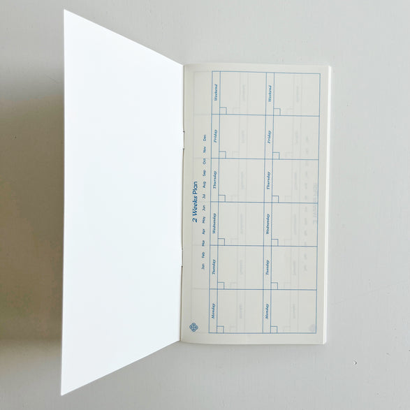 Two Week Undated Planner - Blue Gradient