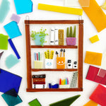10.15.26 Intro to Glass Fusing: Stationery Shelf Workshop Ticket (In-Studio)