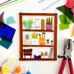 10.15.26 Intro to Glass Fusing: Stationery Shelf Workshop Ticket (In-Studio)