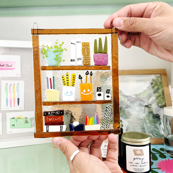 10.15.26 Intro to Glass Fusing: Stationery Shelf Workshop Ticket (In-Studio)