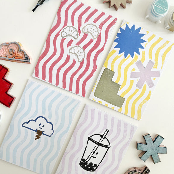 08.30.26 Intro to Block Printing: Layering Designs Workshop Ticket (In-Studio)