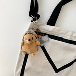 Mochi Hedgehog Plushie Keychain
