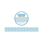 Blue Gingham Washi Tape - 15mm