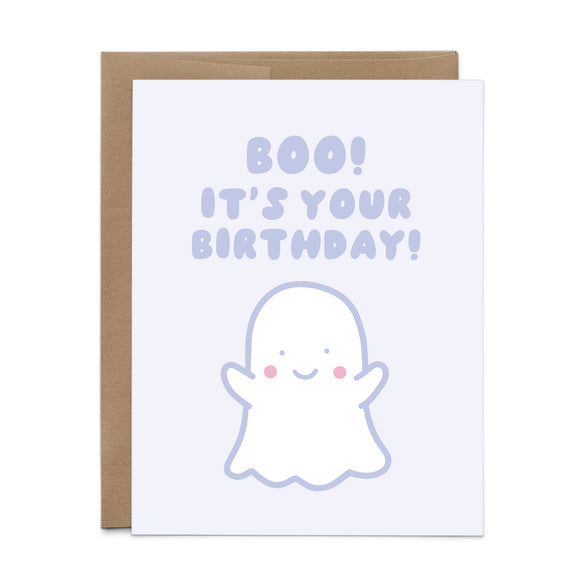 Boo Birthday Card