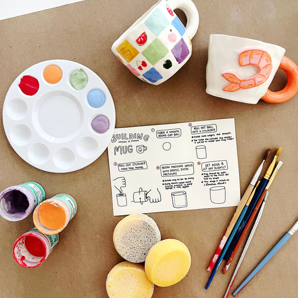 06.28.26 Ceramics: Handbuilt Mugs Workshop Ticket (In-Studio)