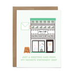 My Favorite Stationery Shop Card