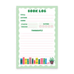 Colorful Book Log Notepad