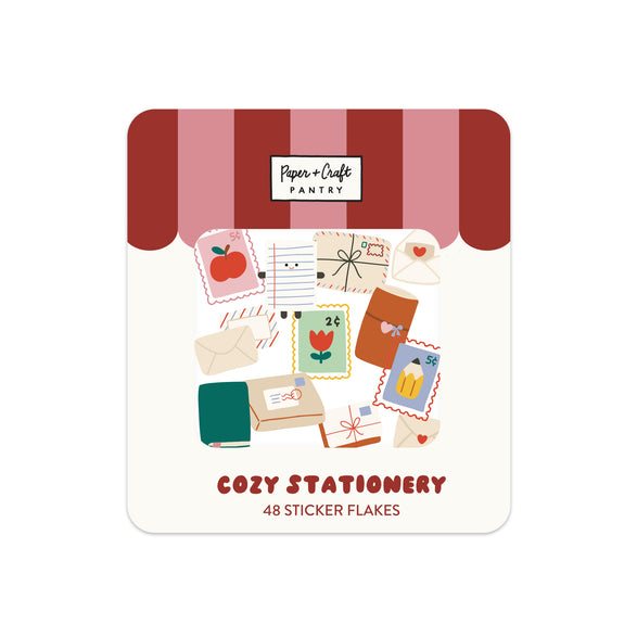 Cozy Stationery Sticker Flakes - Set of 48