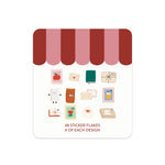 Cozy Stationery Sticker Flakes - Set of 48