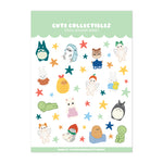 Cute Collectibles Sticker Sheet