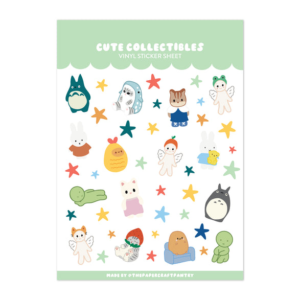 Cute Collectibles Sticker Sheet