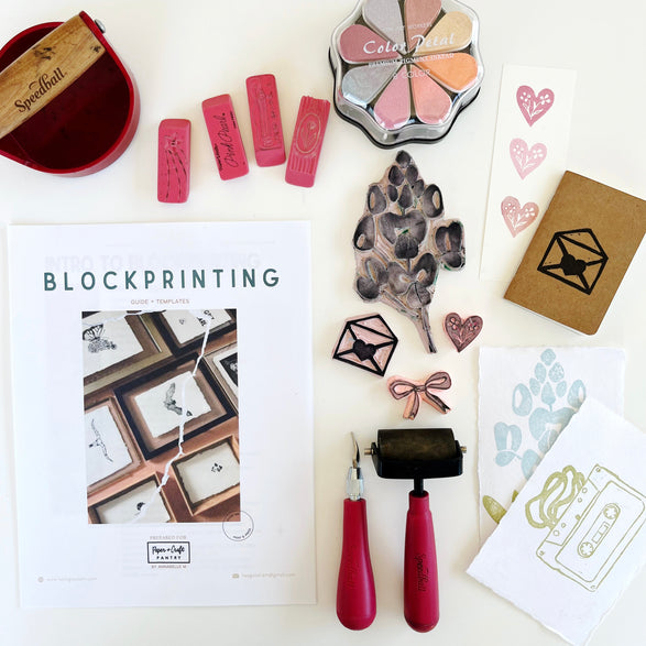 10.10.26 Intro to Block Printing: Mini Blocks Workshop Ticket (In-Studio)