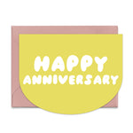 Happy Anniversary Yellow Card