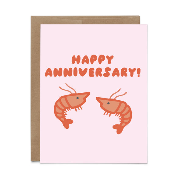 Happy Anniversary Shrimps Card
