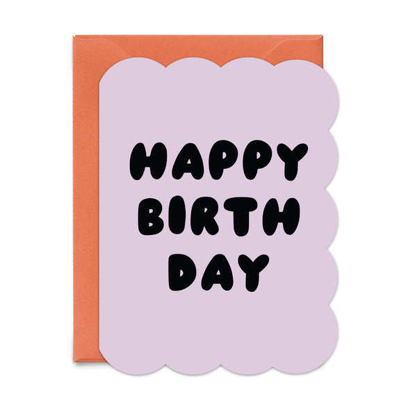 Happy Birthday Lilac Card