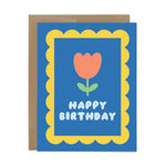 Happy Birthday Tulip Card