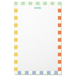 Large Checkered Notepad