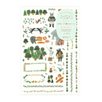 Forest Yuru Log Sticker Sheets