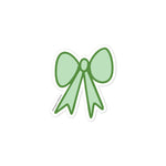 Mint Bow Vinyl Sticker