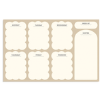 Weekly Notepad: Neutral Shapes