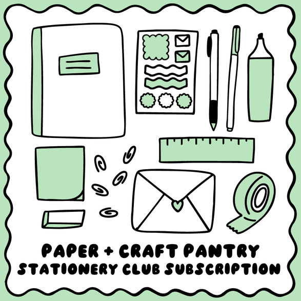 The Paper + Craft Pantry Stationery Club Subscription Box