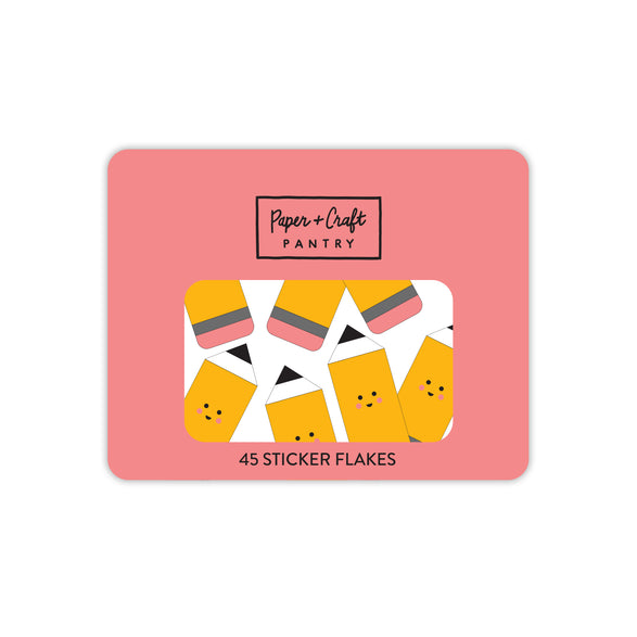 Penny The Pencil Sticker Flakes - Set of 45