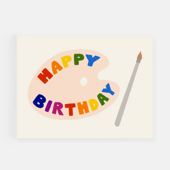 Happy Birthday Paint Palette