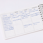 Undated Weekly Spiral Planner - Black