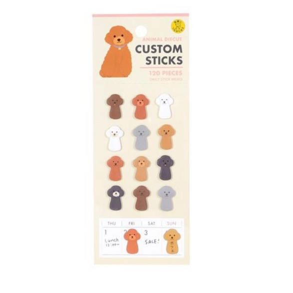 Mini Poodle Sticky Note Set