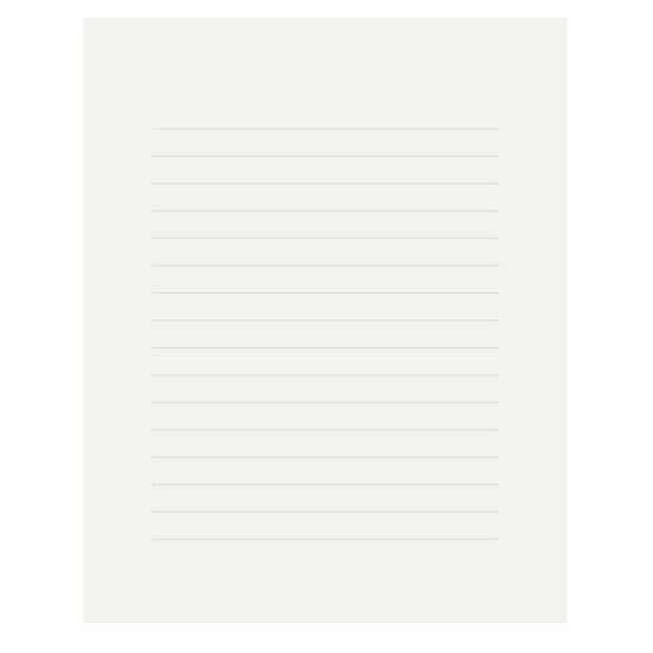 MD Cotton Letter Pad - Lined