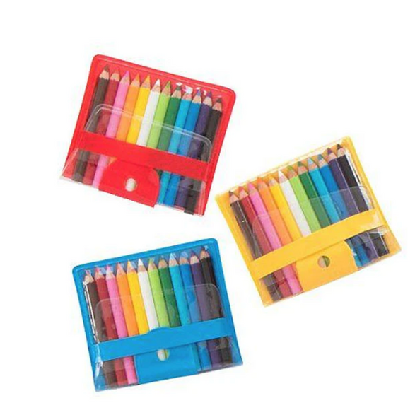 Mini Colored Pencils - Set of 12