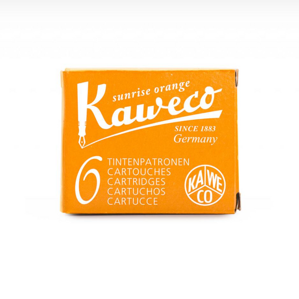 Kaweco Fountain Pen Ink Refill - Sunrise Orange