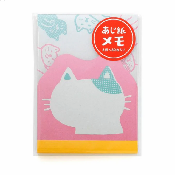 Pink Cat Memo Pad