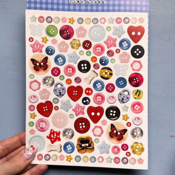 Button Sticker Sheet