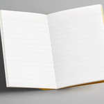 Mini Yellow Apica Notebook - Lined (A7)