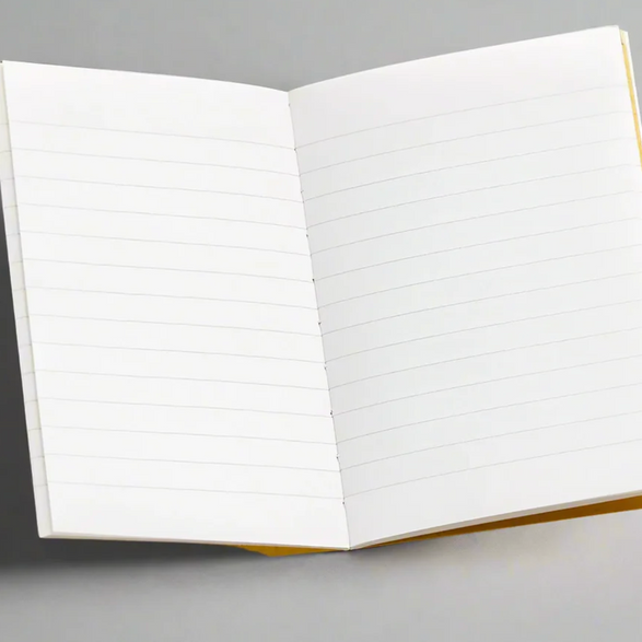 Mini Yellow Apica Notebook - Lined (A7)