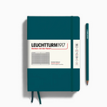 Leuchtturm Graph Notebook: Pacific Green (A5)