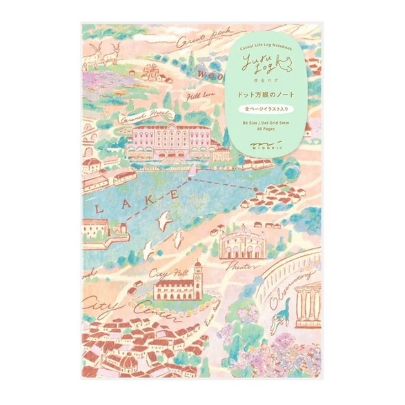 Dot Grid Midori Yuru Notebook (B6) - Travel