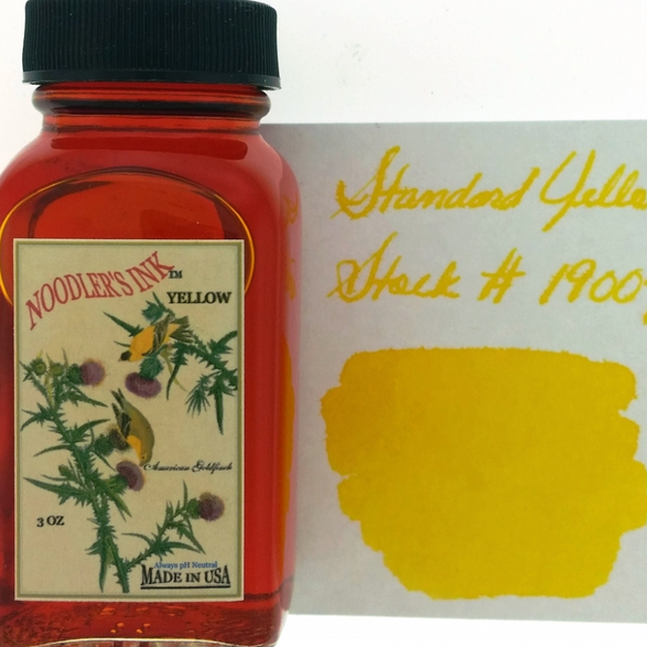 Yellow Noodler's Fountain Pen Ink (3oz)