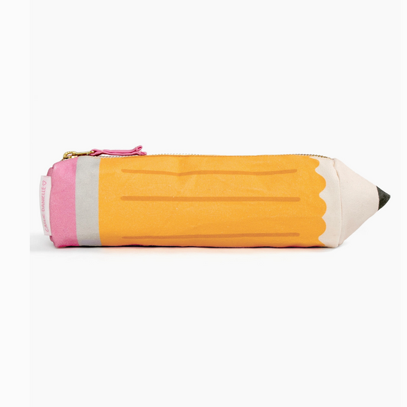 Cute Pencil Canvas Zipper Pouch